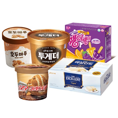 아이스크림 홈세트(총5개) L-POINT 증정